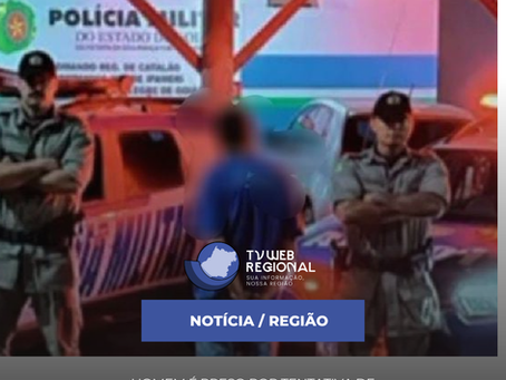 Homem é preso por tentativa de feminicídio contra a própria irmã em Campo Alegre de Goiás.


