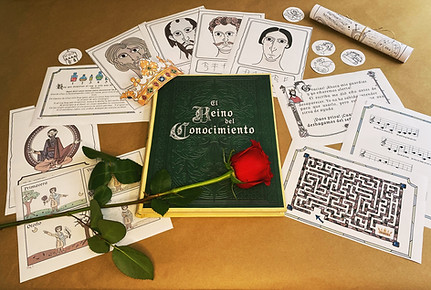 Misiones y diseño del escape room para niños El reino del conocimiento