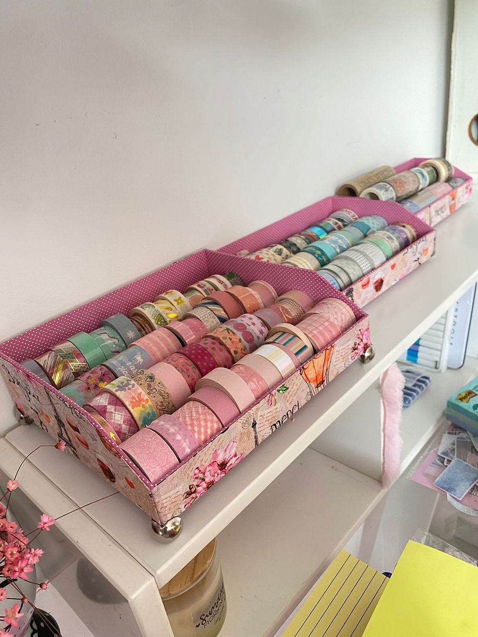 Miniatura: Trio de caixas escadinha