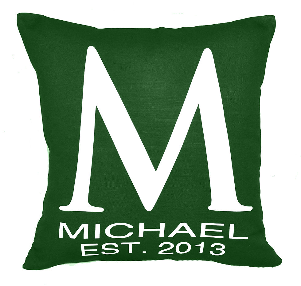 Thumbnail: The Classic Monogram Initial Pillow