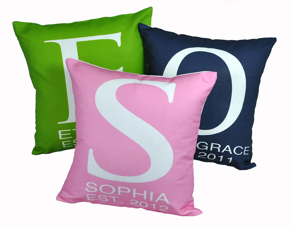 Thumbnail: The Classic Monogram Initial Pillow