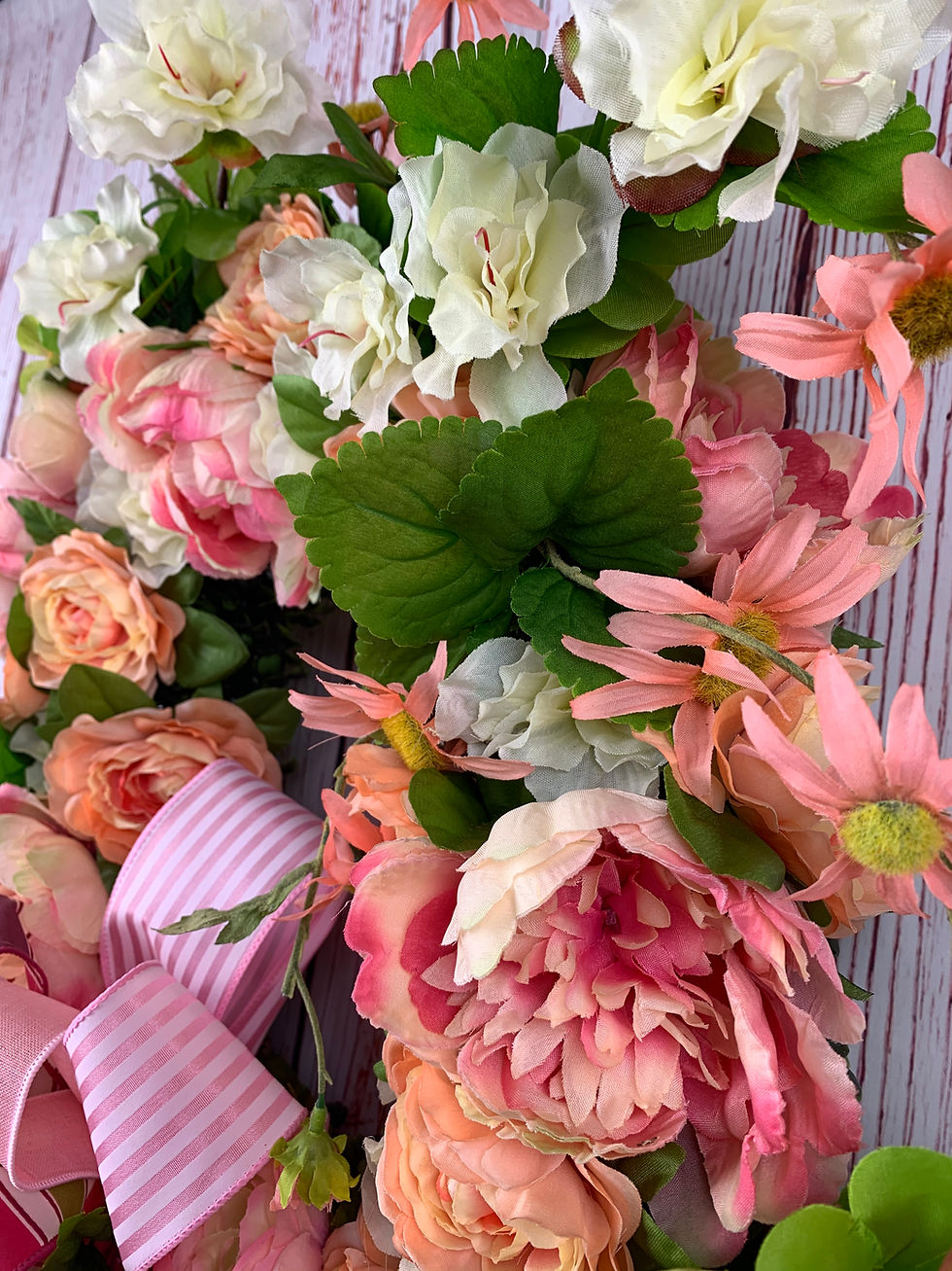 Thumbnail: Pink and Orange Floral Wreath