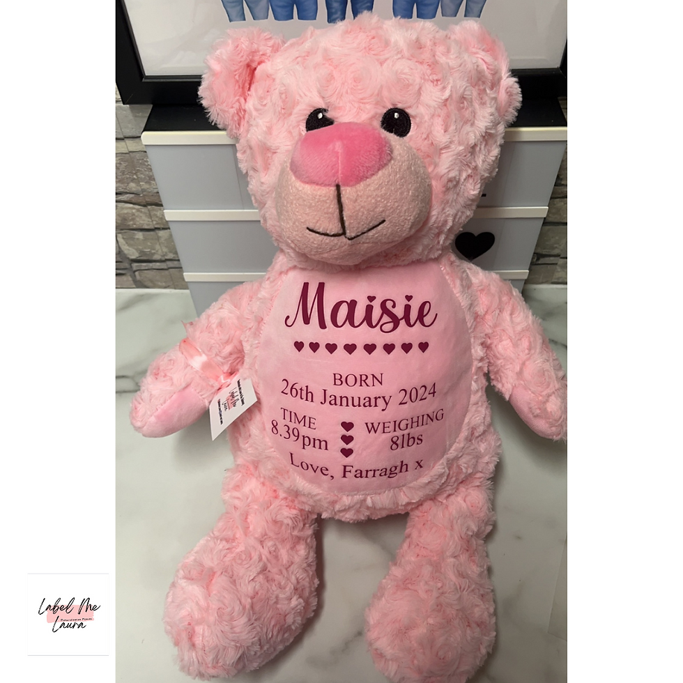 Thumbnail: Baby Stats Teddy Bear