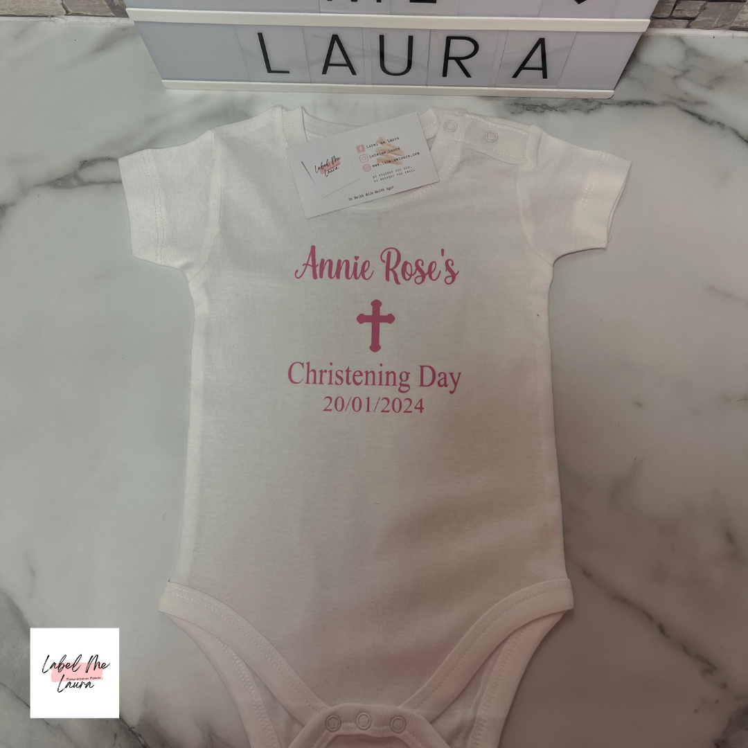 Christening Day Baby Vest
