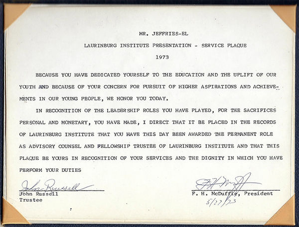 Lauringburg Institute Service Plaque.jpg