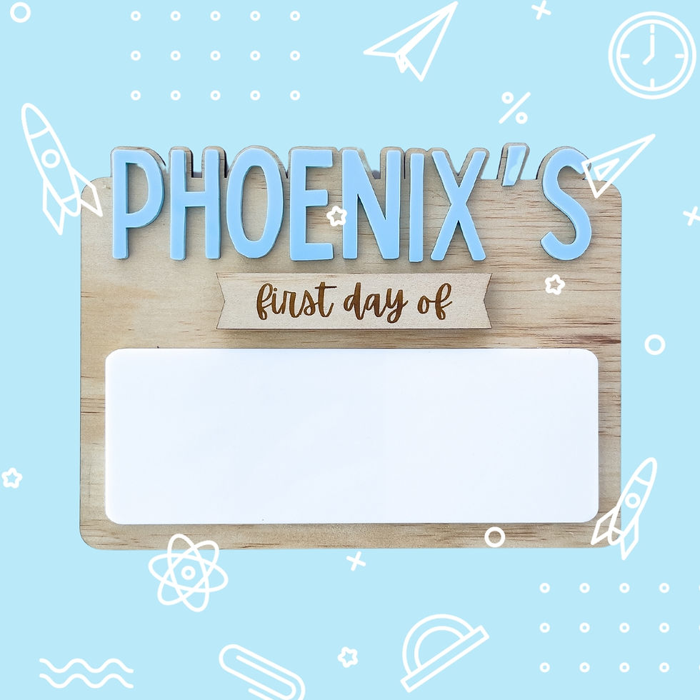 Back to School - Mini Interchangeable Board