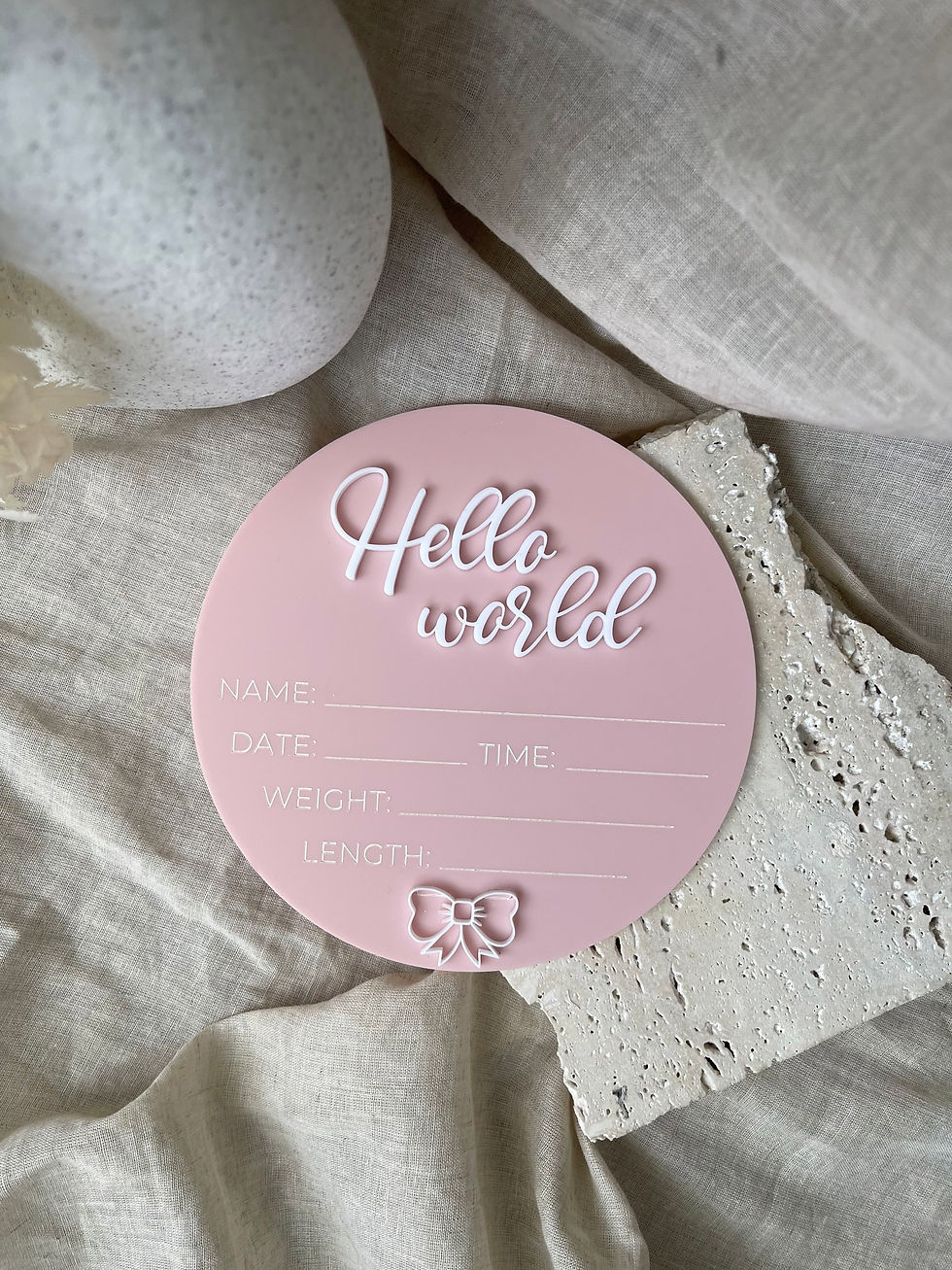 Thumbnail: Hello World Plaque - Bow