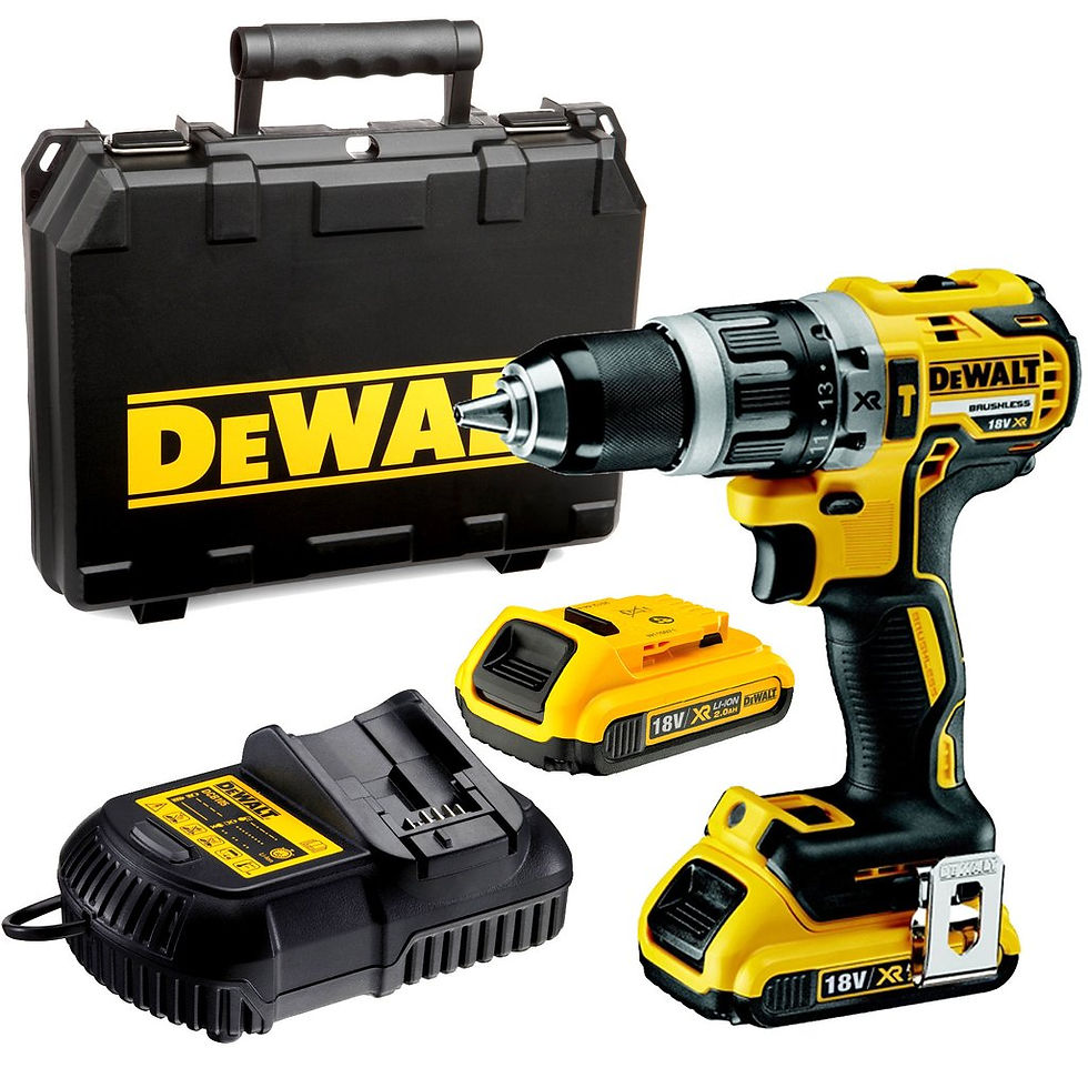 DEWALT DCD795M2 18V COMPACT BRUSHLESS HAMMER DRILL DRIVER WITH 2 X 4.0AH BATTERY