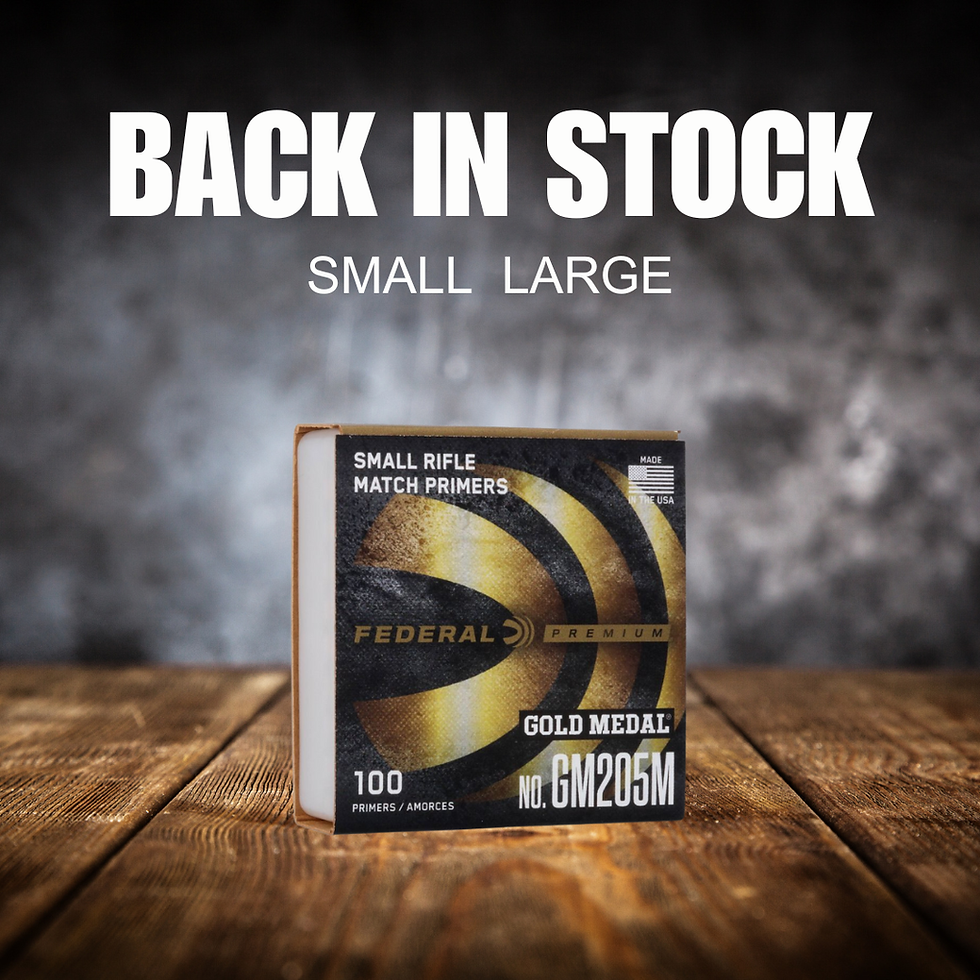 フェデラル雷管入荷しました!!