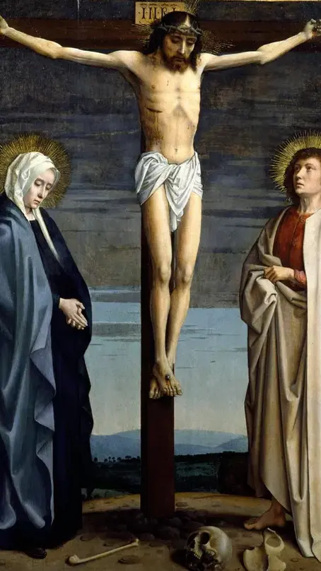 A crucificação. 1460-1523. Gerard David