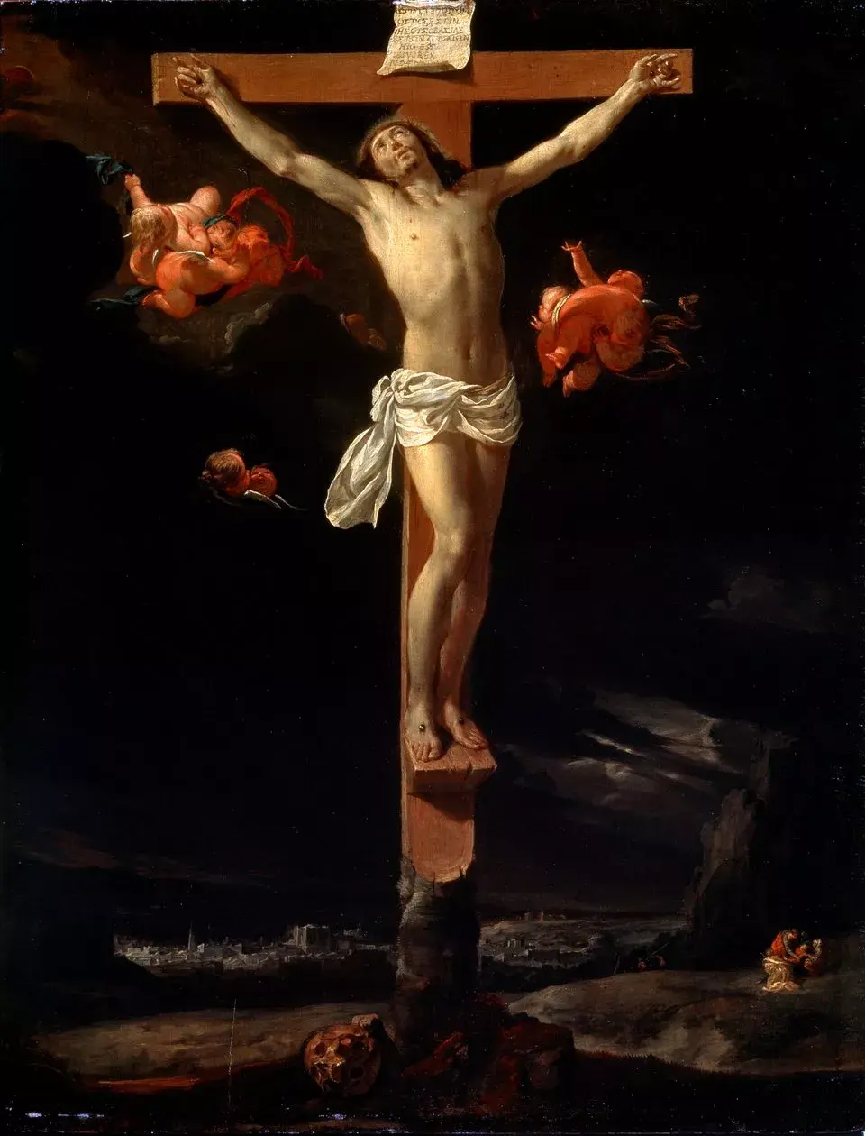 A Crucificação. 1637. Charles Le Brun