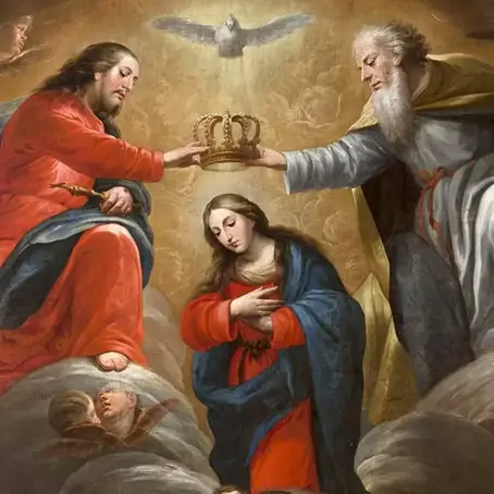 A Coroação da Virgem. sec. XVII-sec. XVIII. Pedro De Calabria