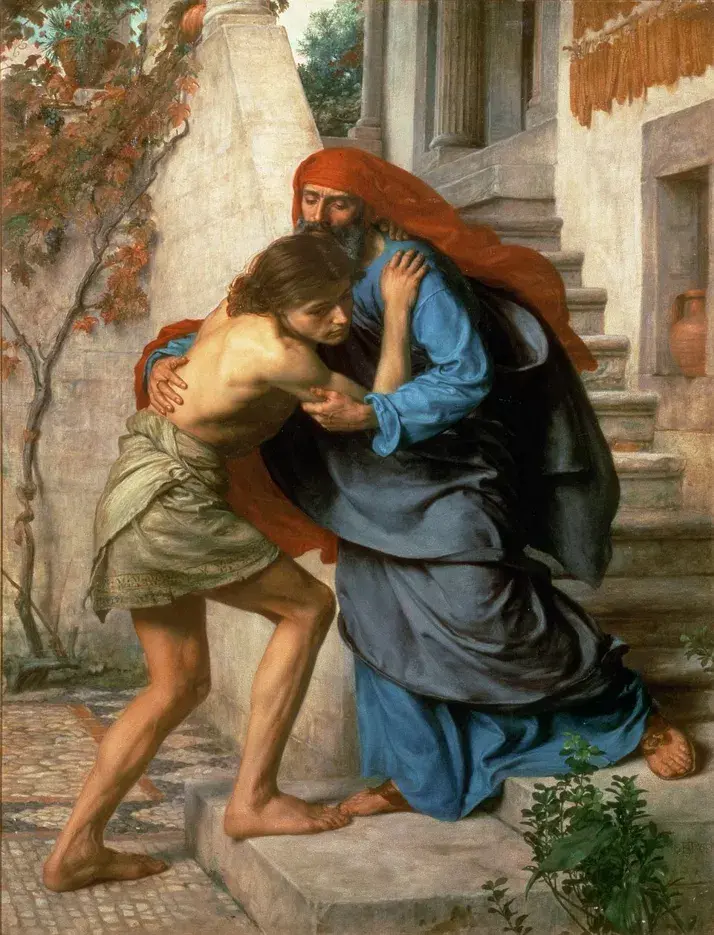 O regresso do filho pródigo. 1869. Edward John Poynter