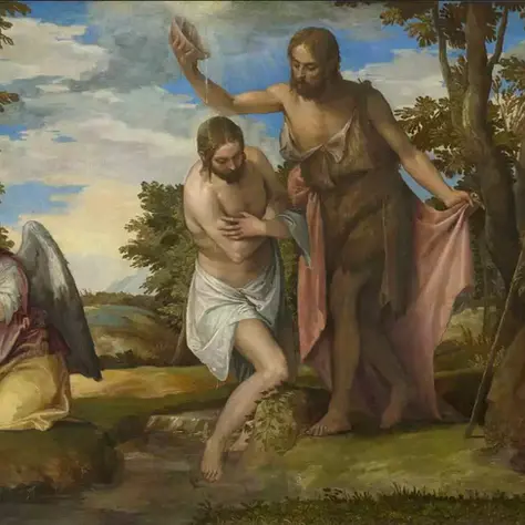 O Batismo de Cristo. 1555. Paolo Veronese