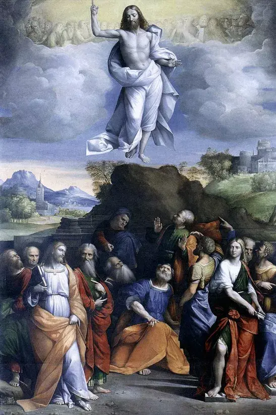 Ascensão de Cristo. 1510-1520. Benvenuto Tisi - Garofalo