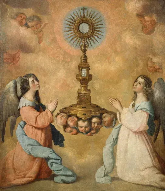 A Eucaristia. 1650. Francisco de Zurbaran