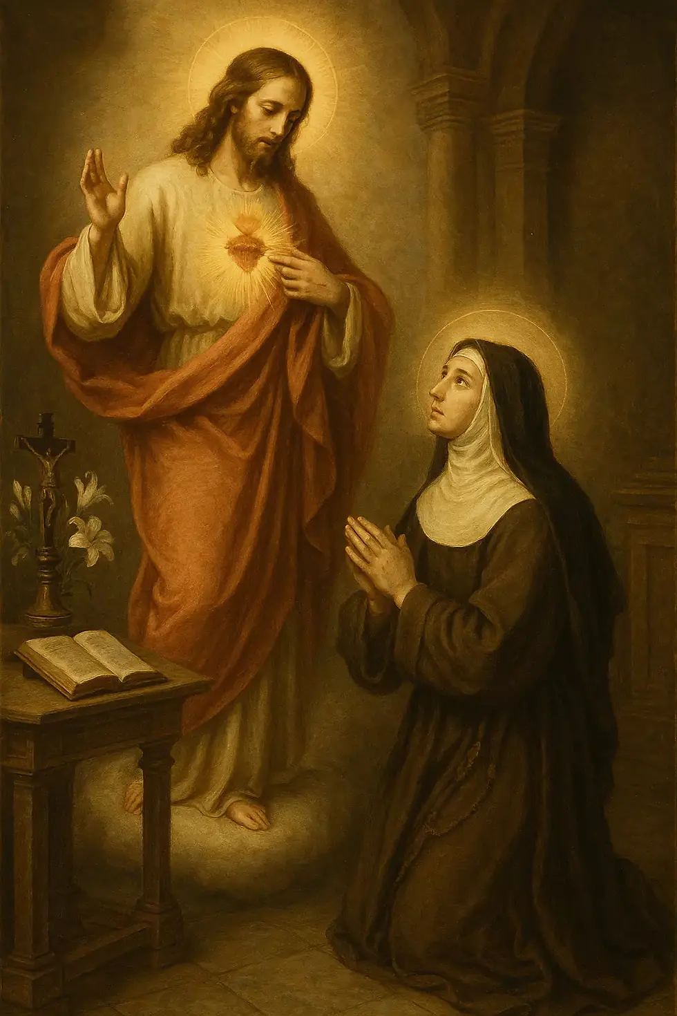 Aparição de Jesus a Santa Margarida Maria de Alacoque