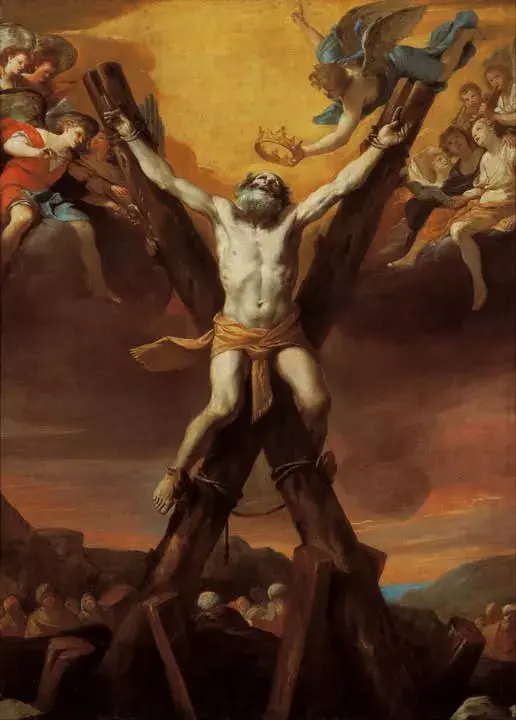 A Crucificação de Santo André. 1651. Mattia Preti