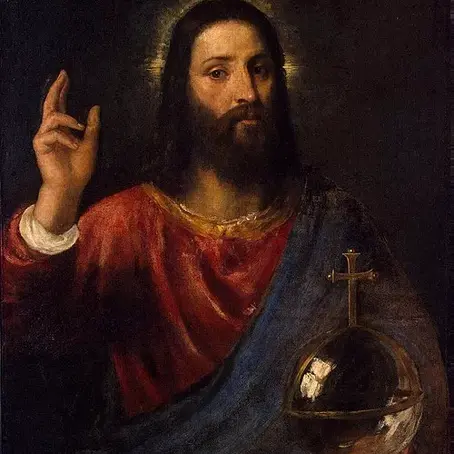 Salvator Mundi. 1570. Ticiano Vecelli