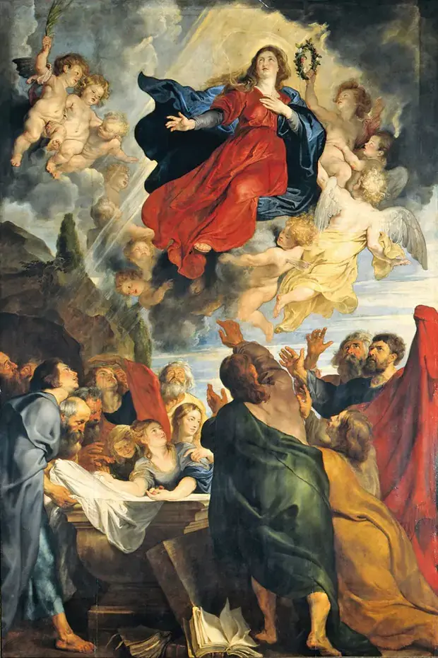 "A Assunção de Maria". 1616-1618. Peter Paul Rubens