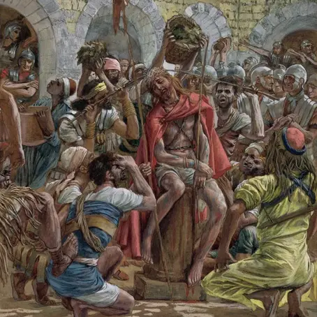 A Coroação de Espinhos. 1886-1896. James Jacques Joseph Tissot