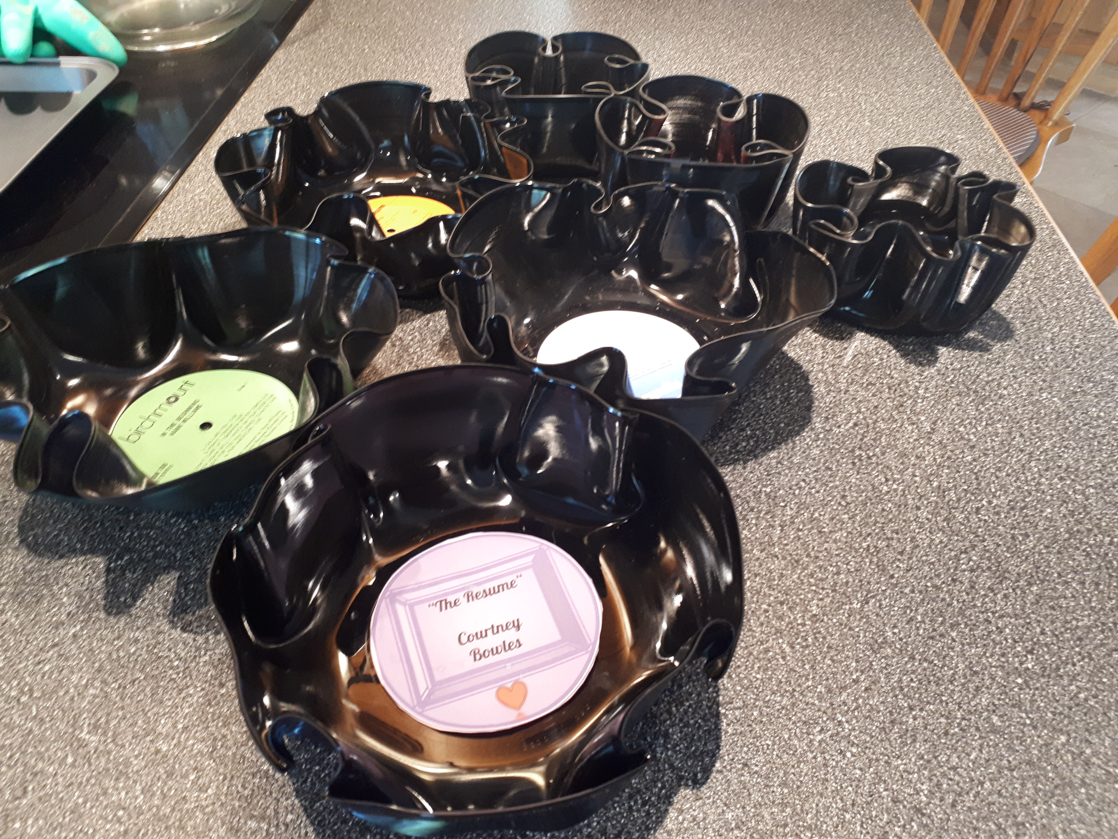 Up-Cycled Vinyl Record Products