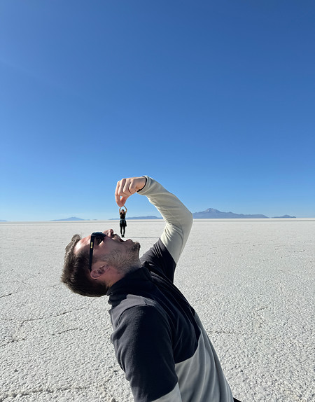 Lustige Bilder in Uyuni