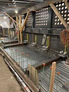 Installing embedded structure