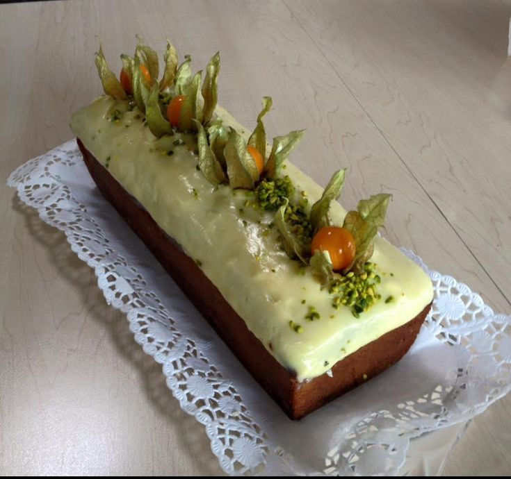 Cake chocolat blanc et pistache