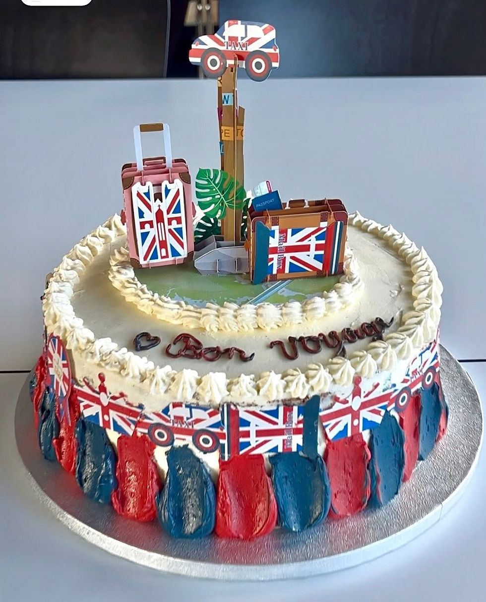 Gâteau voyage en Angleterre