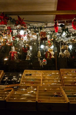 palline di natale vendute ai mercatini di Natale di Haarlem