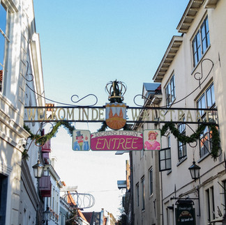 ingresso al Festival di Charles Dickens a Deventer 
