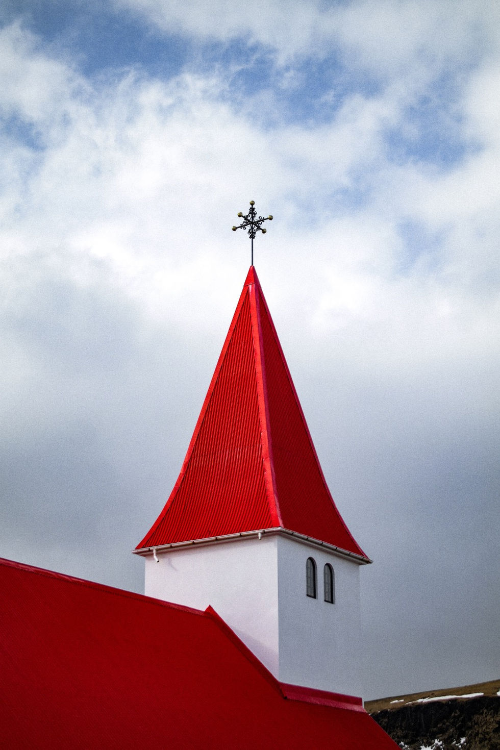 Chiesa di Vík i Myrdal in Islanda