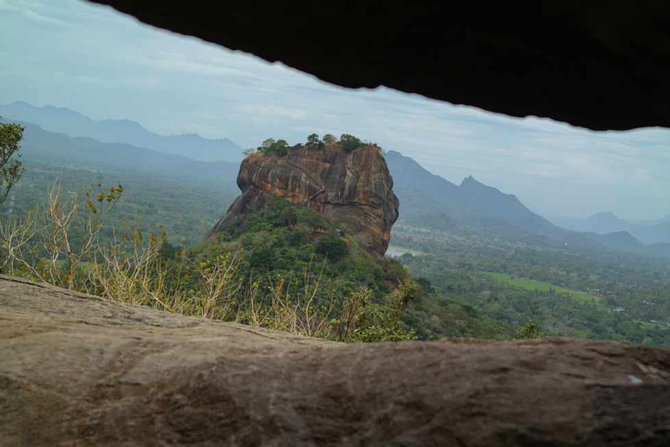 view of Lion Rock from Pidurangala Rock