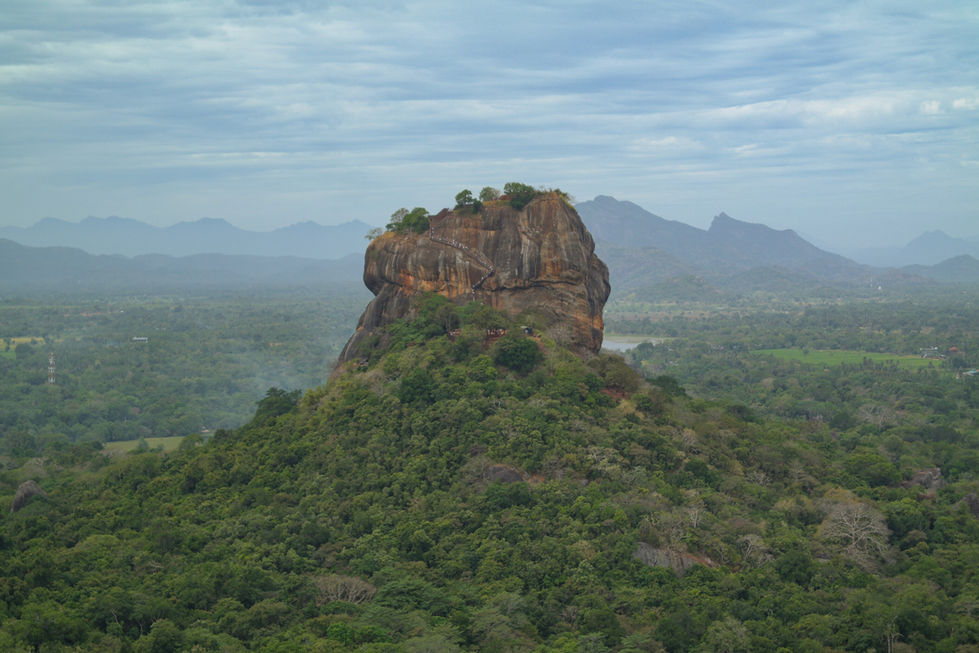 view of Lion Rock from Pidurangala Rock