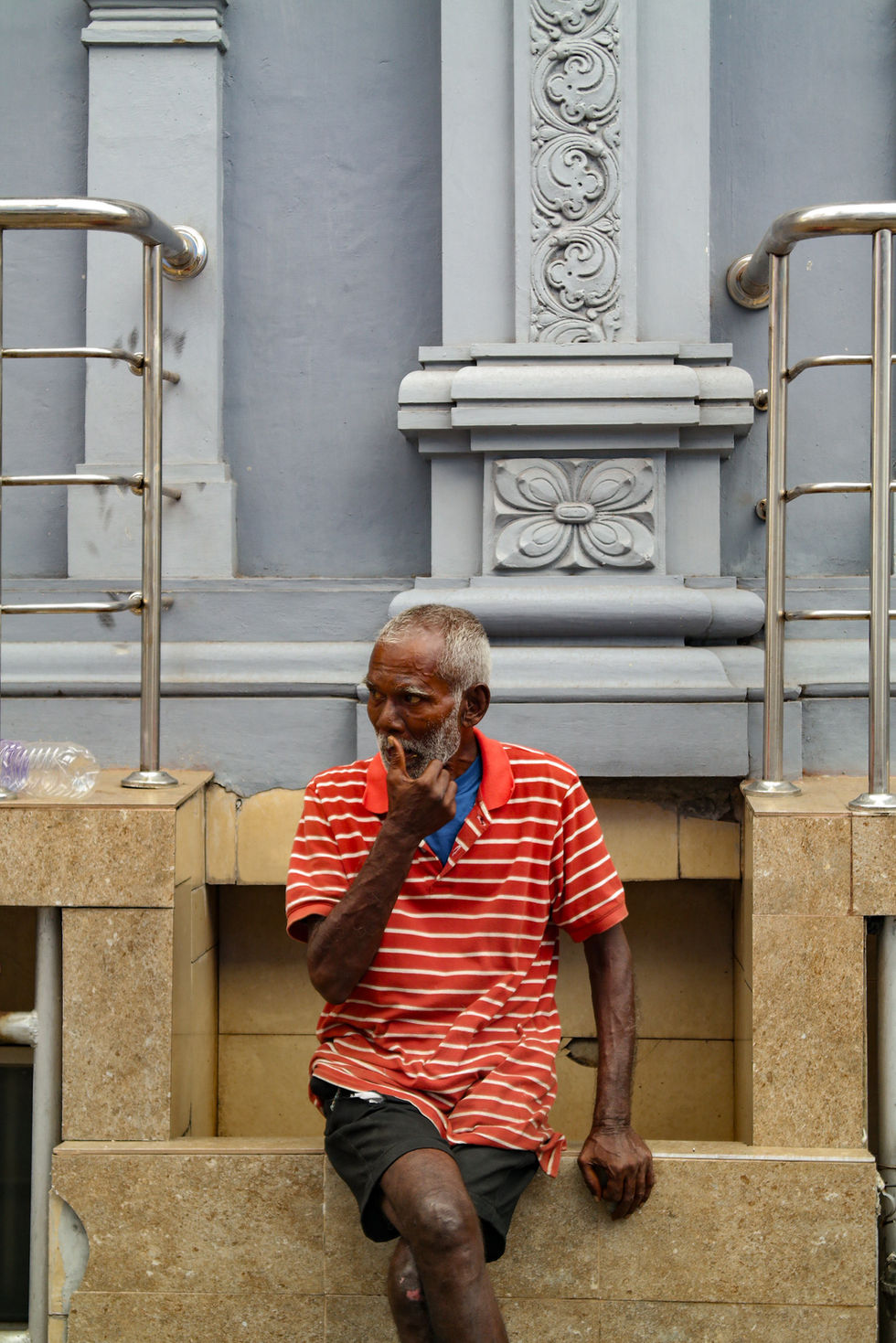 man in the streets of Colombo, Sri Lanka