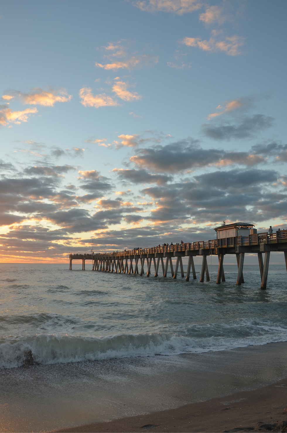 Venice Fishing Pier al tramonto