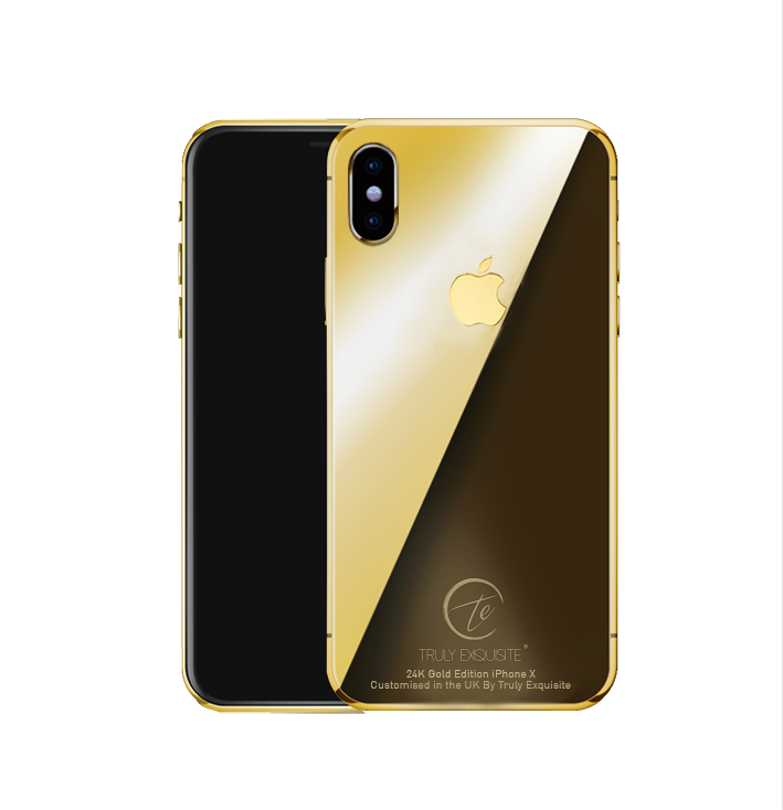 Thumbnail: Luxury 24k Gold Plated iPhone X