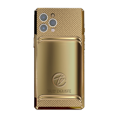 Gold iPhone 15 Premium Phone Case Pure Edition Truly Exquisite