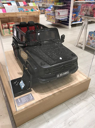 customised mercedes toy car