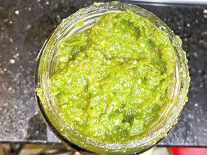 Carrot Top Pesto