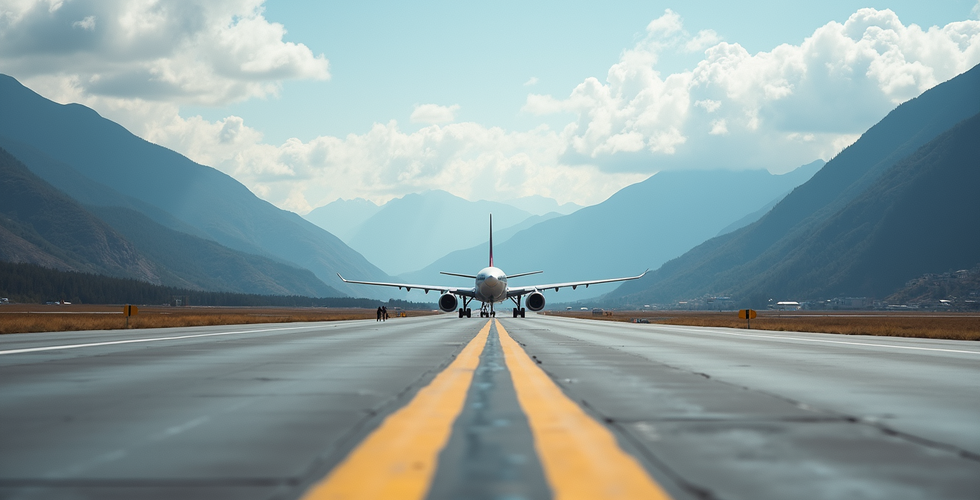 Your flight lands at the Paro airport, ringed by the rugged mountains of the middle Himalaya
