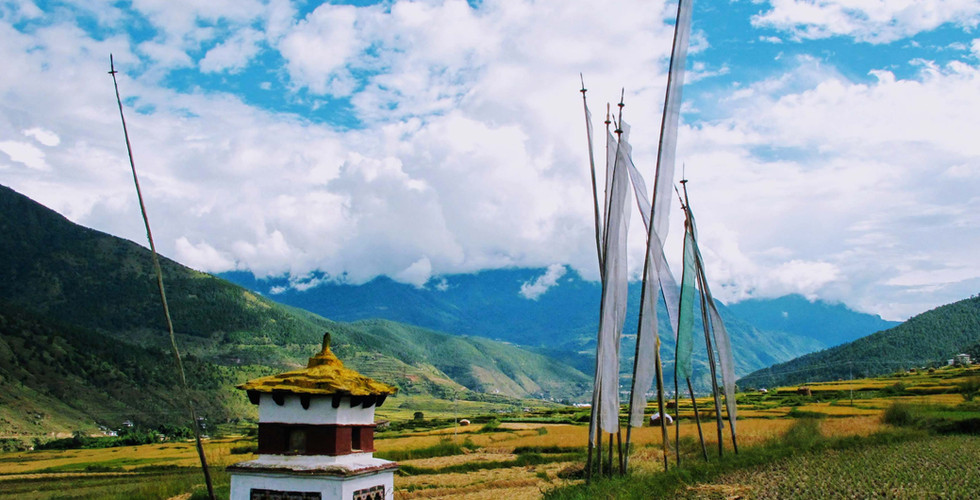 The College of Natural Resources overlooks the fertile rice fields of Lobeysa Valley