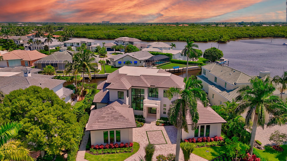 Custom homes in Naples Florida by J. Sweet Construction.