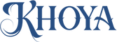Khoya Restaurant Logo in Blue