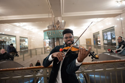 Dr. Edward W. Hardy at Subway Series, Grand Central Terminal. Photo by John Ricard, March 15, 2026.