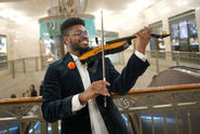 Dr. Edward W. Hardy at Subway Series, Grand Central Terminal. Photo by John Ricard, March 15, 2026.