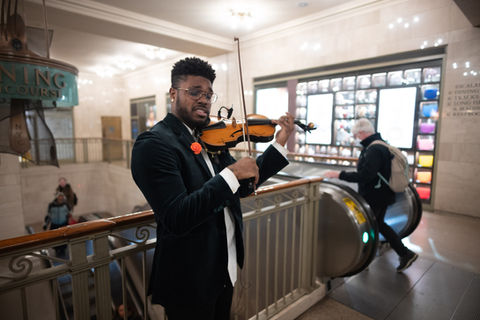 Dr. Edward W. Hardy at Subway Series, Grand Central Terminal. Photo by John Ricard, March 15, 2026.