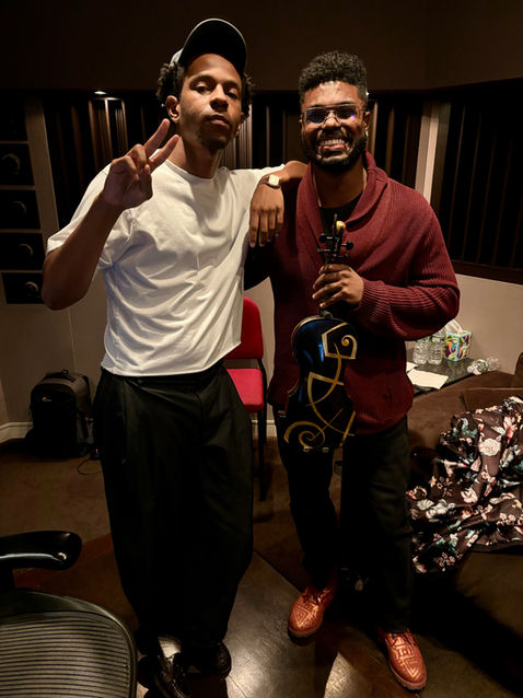 Isaia Huron and Dr. Edward W. Hardy at The Hit Factory NYC, November 1, 2025.