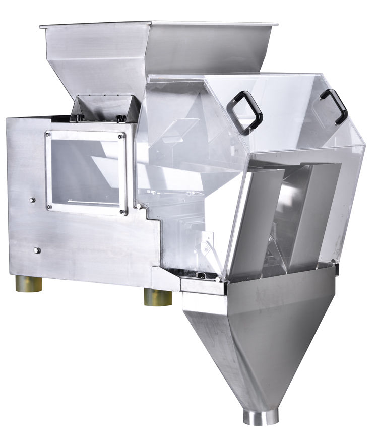 Thumbnail: Title: 2 Head Linear Weigher for 1-2kg Rice, Sugar, Seeds, Coffee Beans Filling